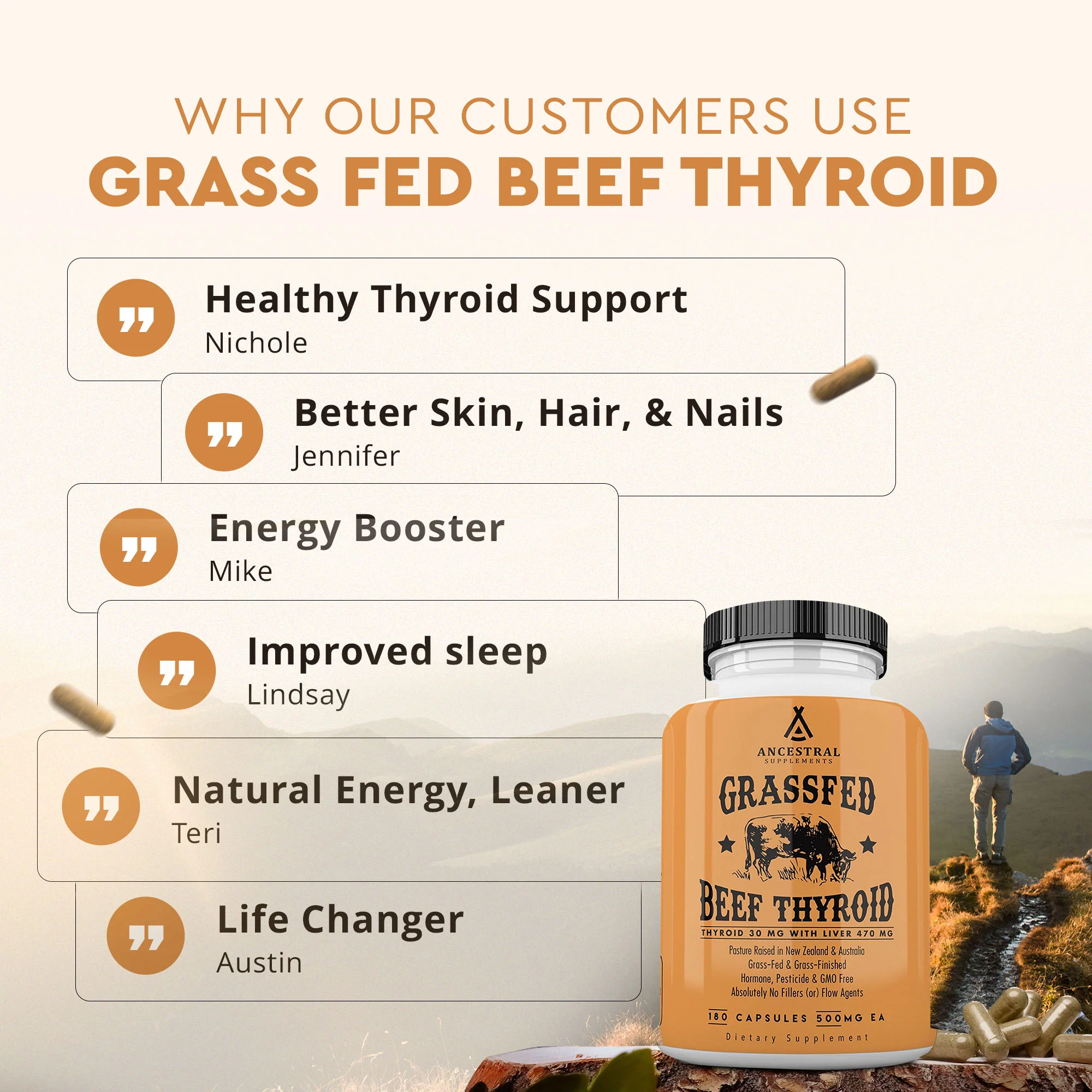 Grass Fed Beef Thyroid 3-Pack - Image 8